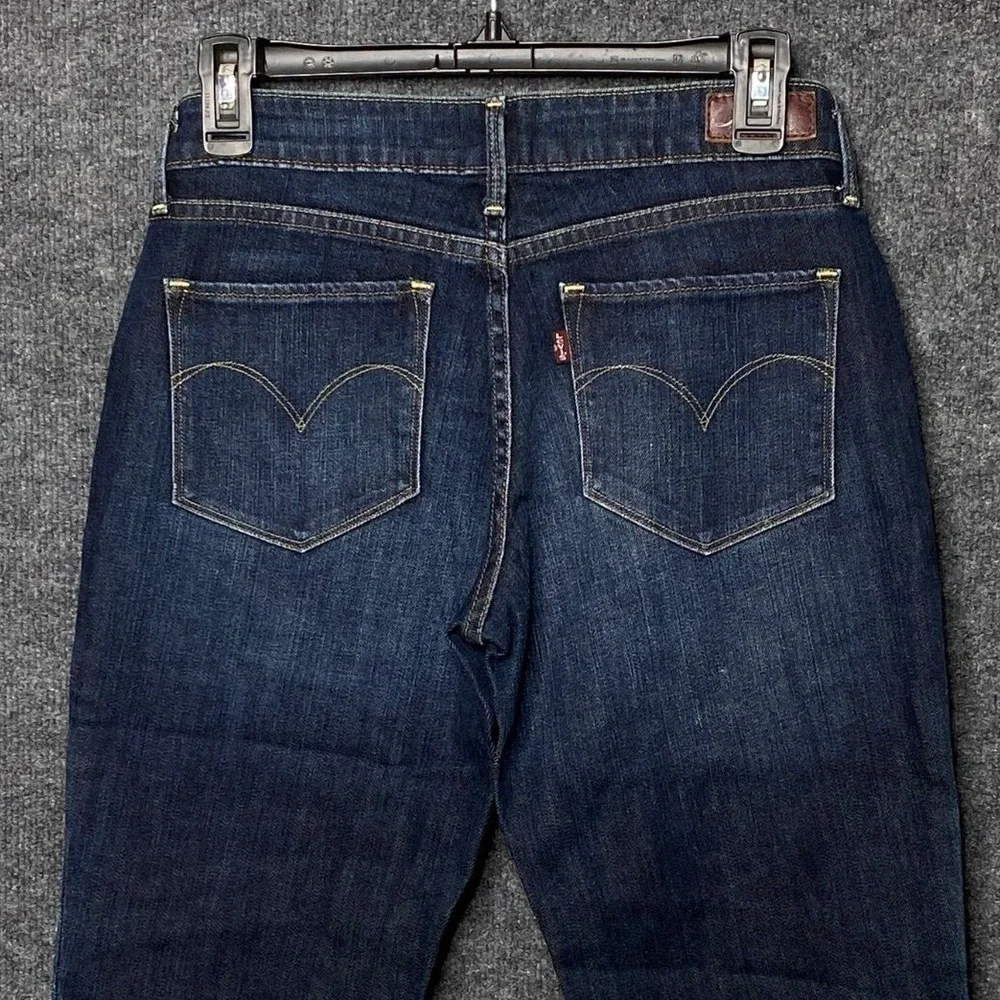 Levis‎ Bold Curve Bootcut Jeans Dark Wash Stretch Denim Womens 29 Western
